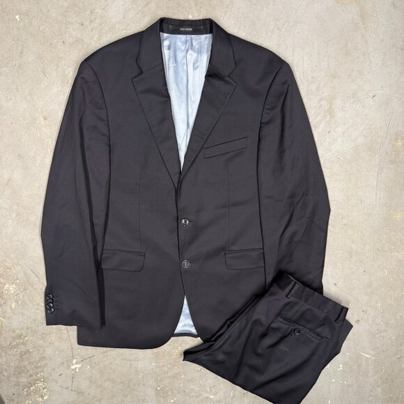 Baumler Suit 2pc REDA 110s Italy Wool Navy Blue 40R 32x31 - Picture 2 of 16